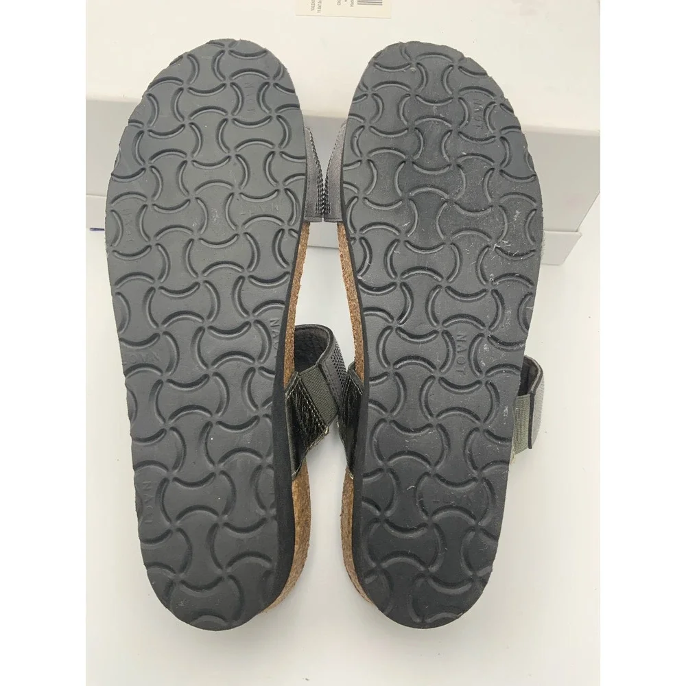 Naot leather slide